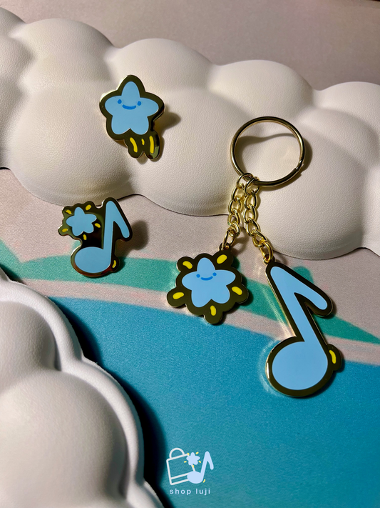 LuJi Ultimate Pin + Keychain Bundle