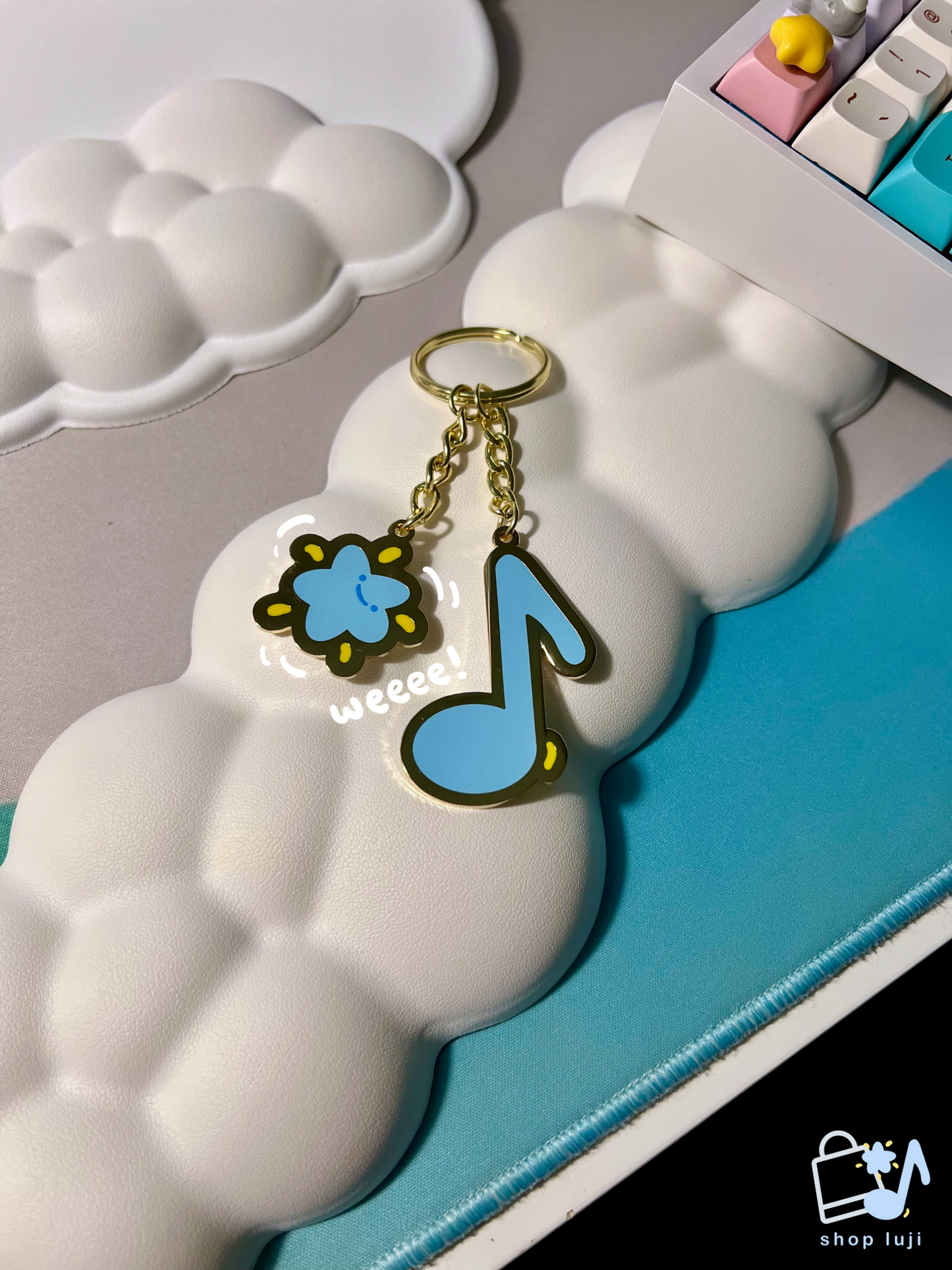 LuJi Music Oops! Keychain